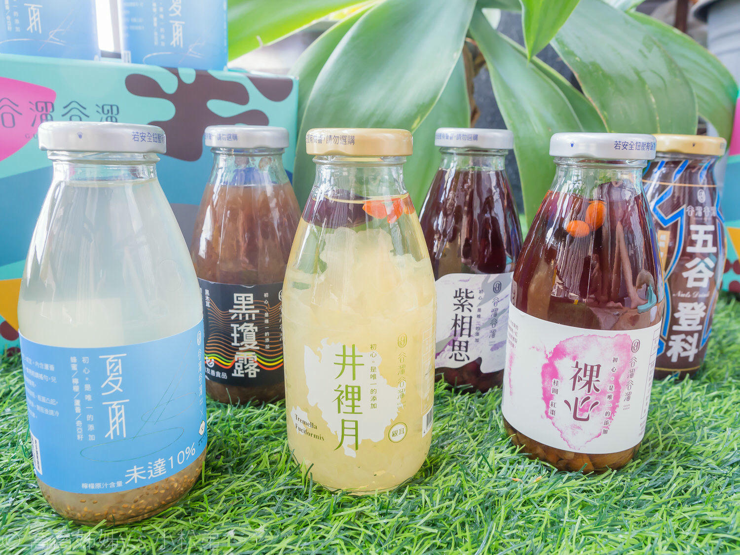 【好食分享】谷溜谷溜幸福養生飲品。2021新品夏雨。酸甜清爽的蜂蜜檸檬蘆薈奇亞籽。炎夏健康好喝飲品推薦 - 第1張圖 谷溜谷溜幸福養生飲品