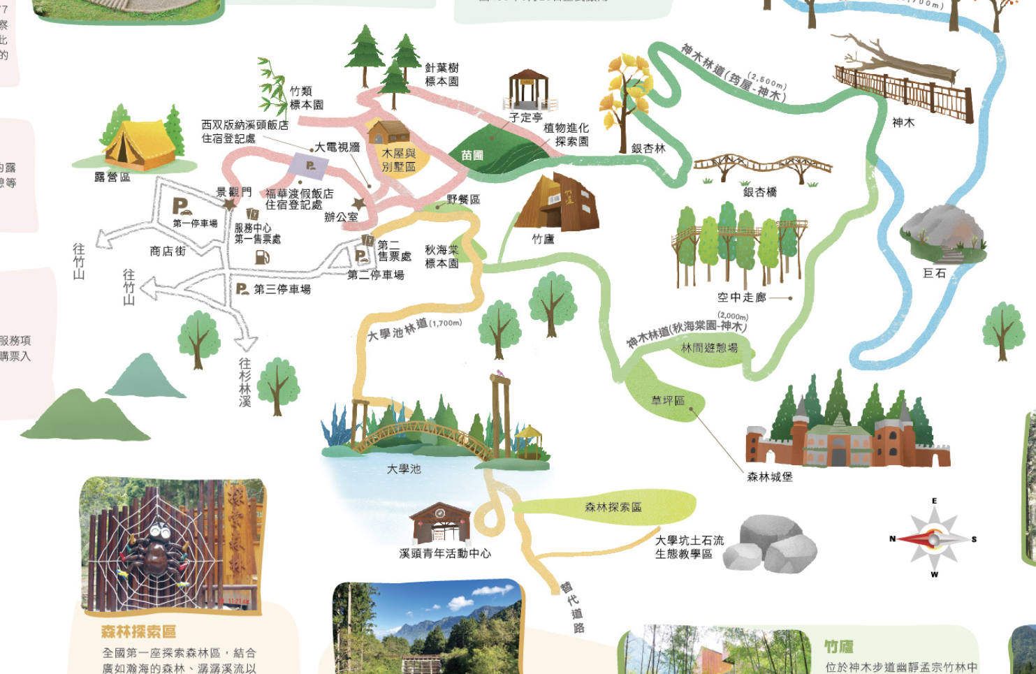 【南投】溪頭自然教育園區(溪頭國家森林遊樂區)。門票、停車、住宿選擇。溪頭青年活動中心住宿 - 第3張圖