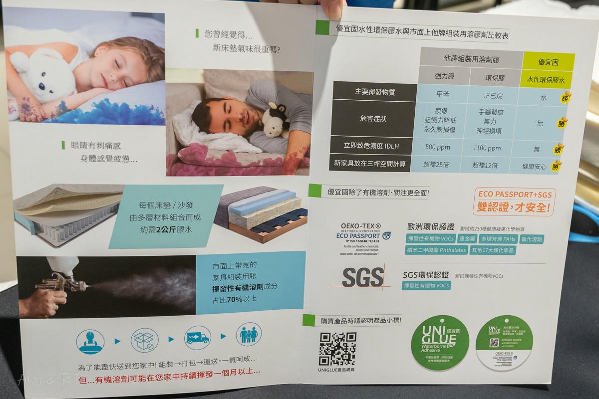 【生活】台中床墊-八鐘頭睡眠名床-豐原門市。台灣製床墊推薦。MIT工廠直營。無毒水性膠+360防塌陷設計。安心經得起檢驗! - 第16張圖